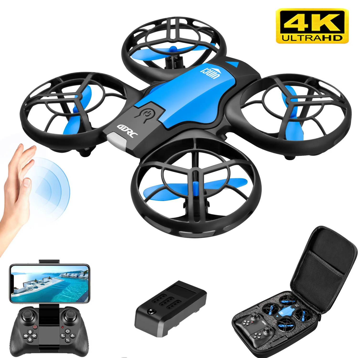 Drone Camera Hd - Nuovo Mini Drone V8 con Telecamera