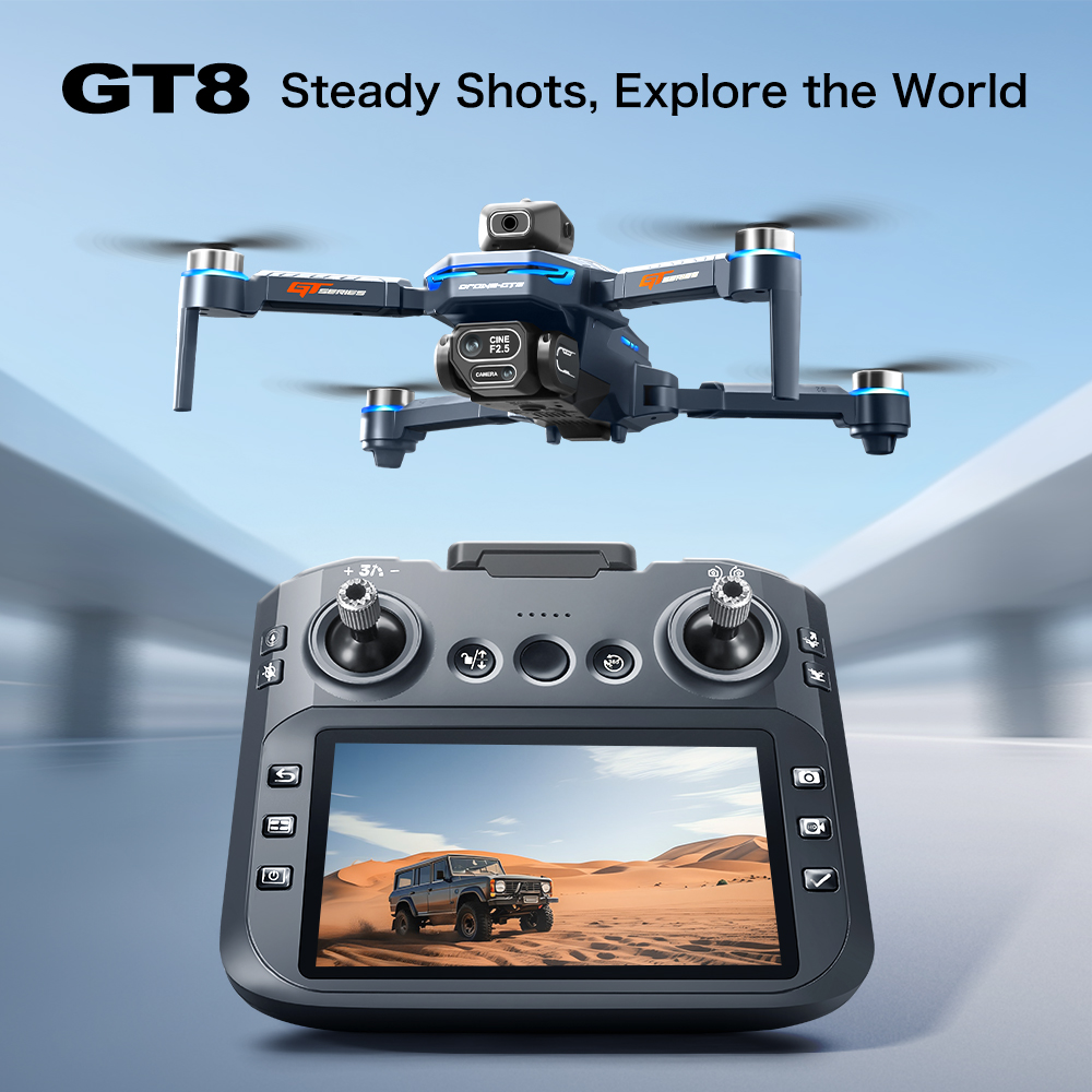 Drone Camera With Gimbal - Drone aereo per evitare ostacoli GT8