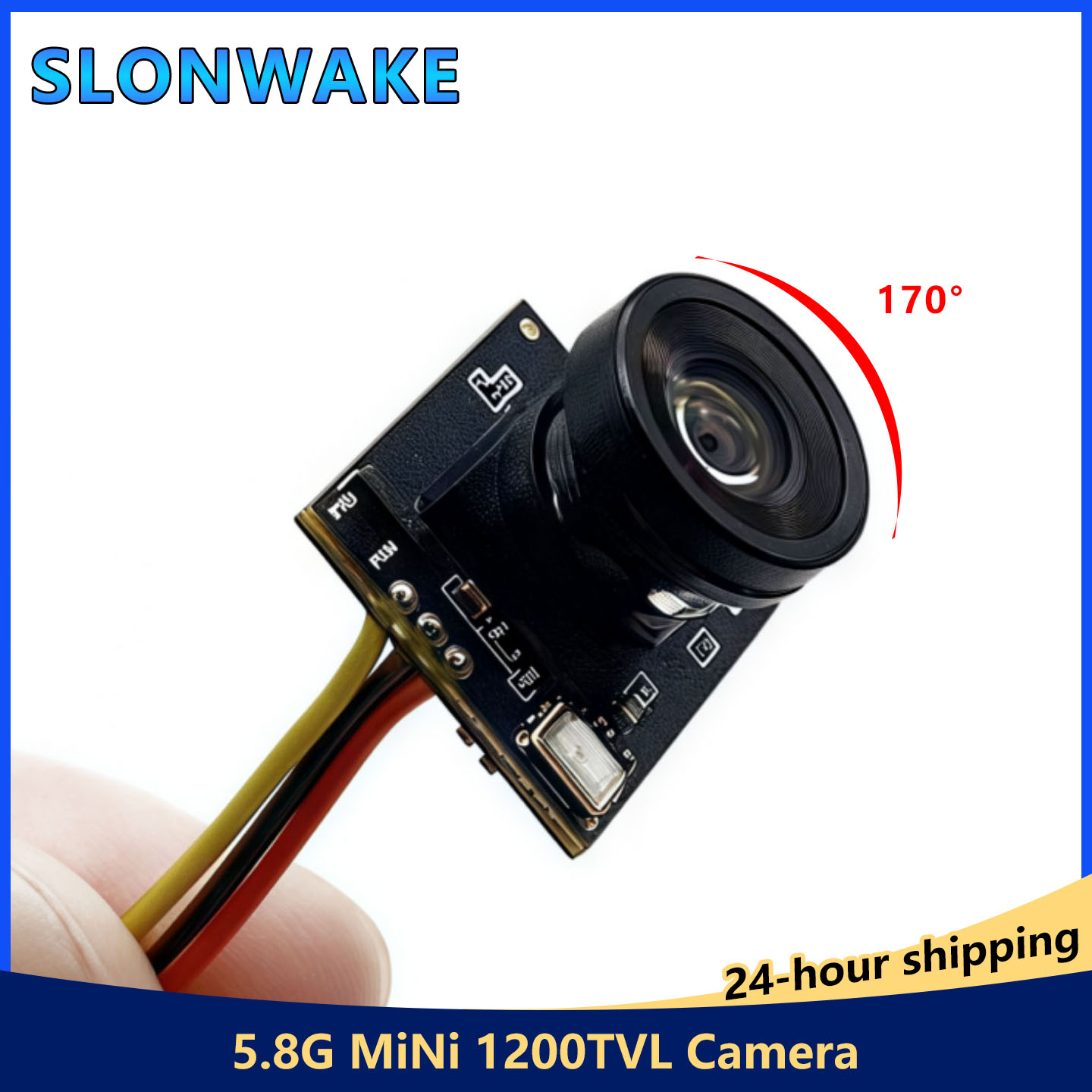 Drone Camera Wide Angle - Telecamera FPV SLONWAKE Ultra Mini 5.8G
