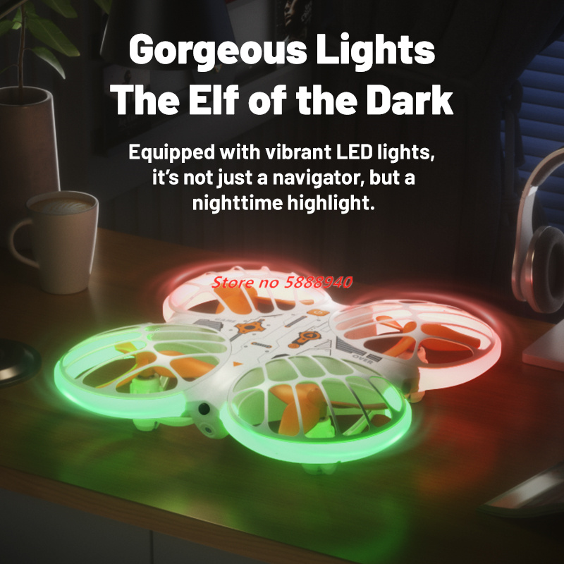 Mini Drone con Luci al Neon, W - Drone Camera Wide Angle recensione e prezzo